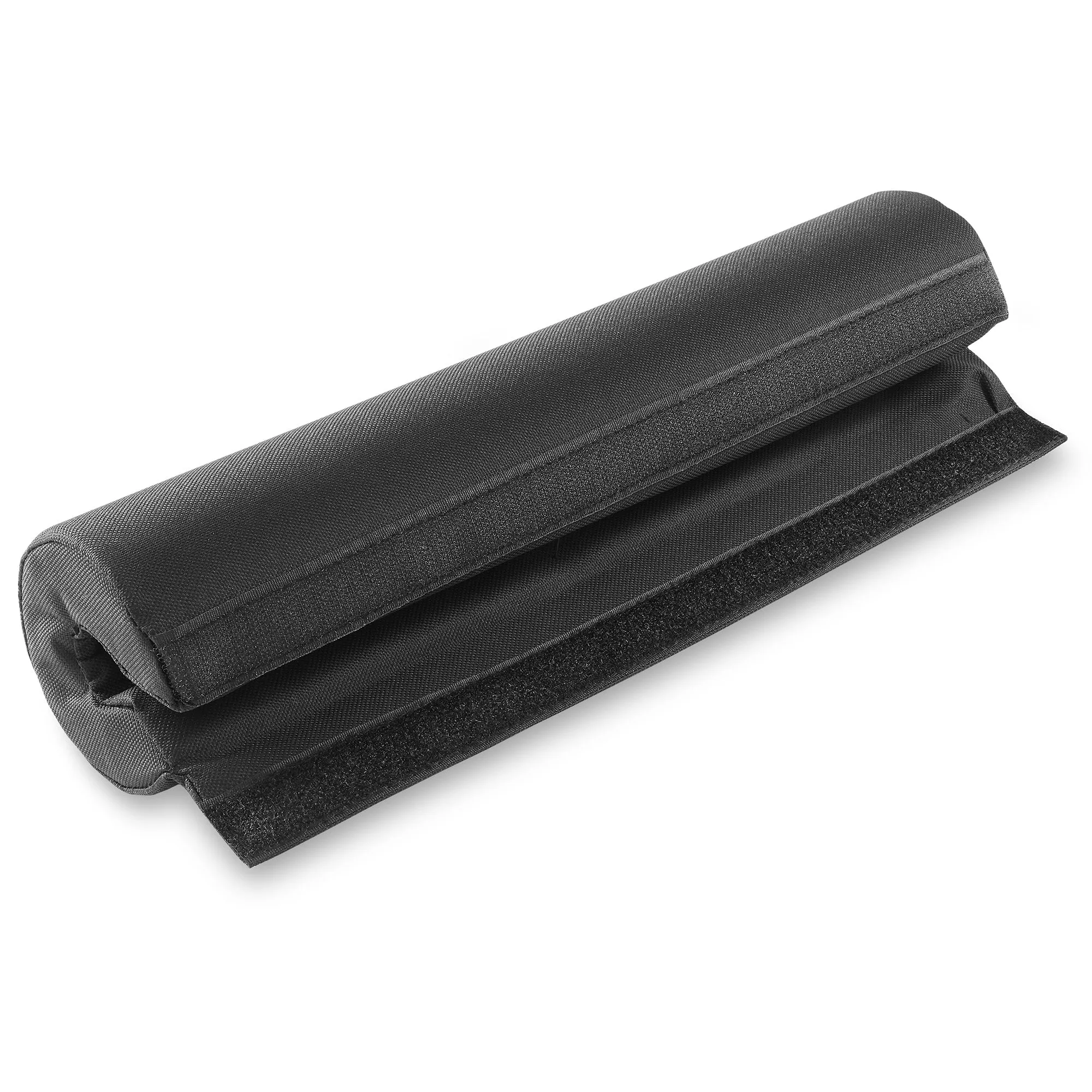 16" Nylon Foam Barbell Pad in Black for Squats, Lunges, Hip Thrusts