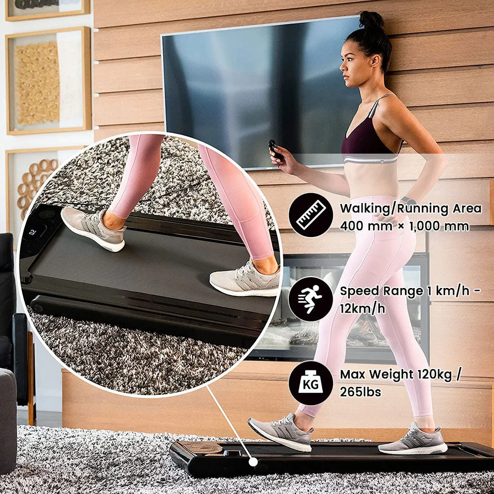 2.25HP Motorized 2-in-1 Folding Treadmill with Bluetooth Speaker, Remote Control