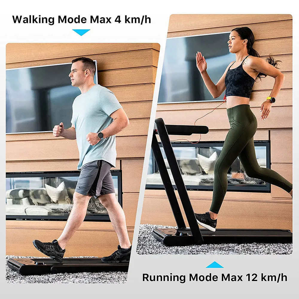 2.25HP Motorized 2-in-1 Folding Treadmill with Bluetooth Speaker, Remote Control