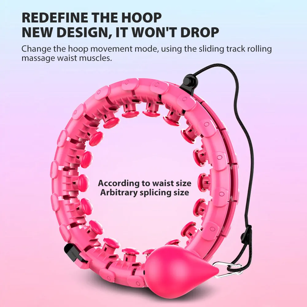 24 Knots Adjustable Abdomen Fitness Smart Hula Hoop