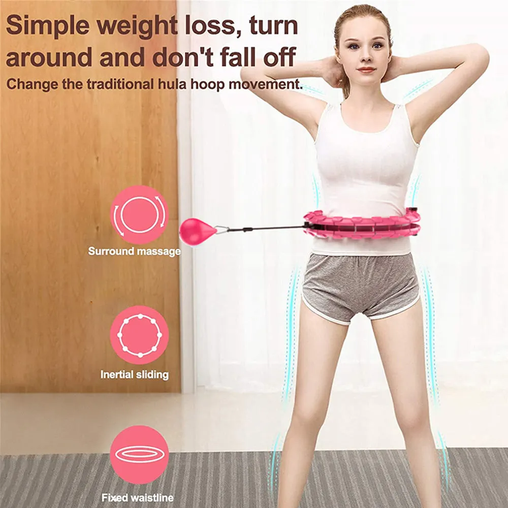 24 Knots Adjustable Abdomen Fitness Smart Hula Hoop