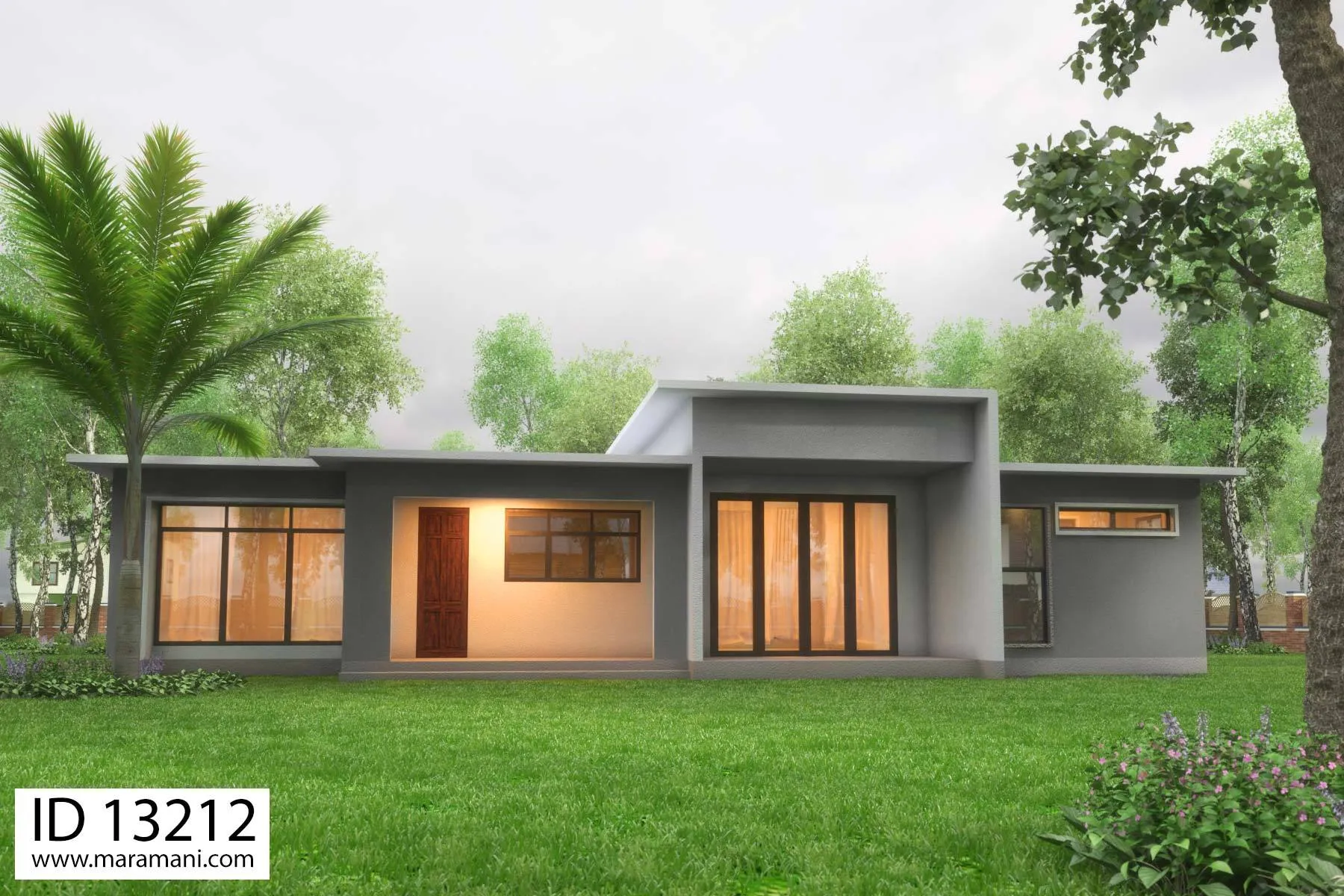 3 bedroom Building Plan - ID 13212