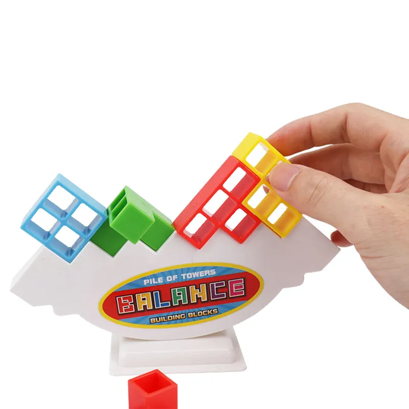 3D Tetris Balance stacking high blocks Game Educational Toys