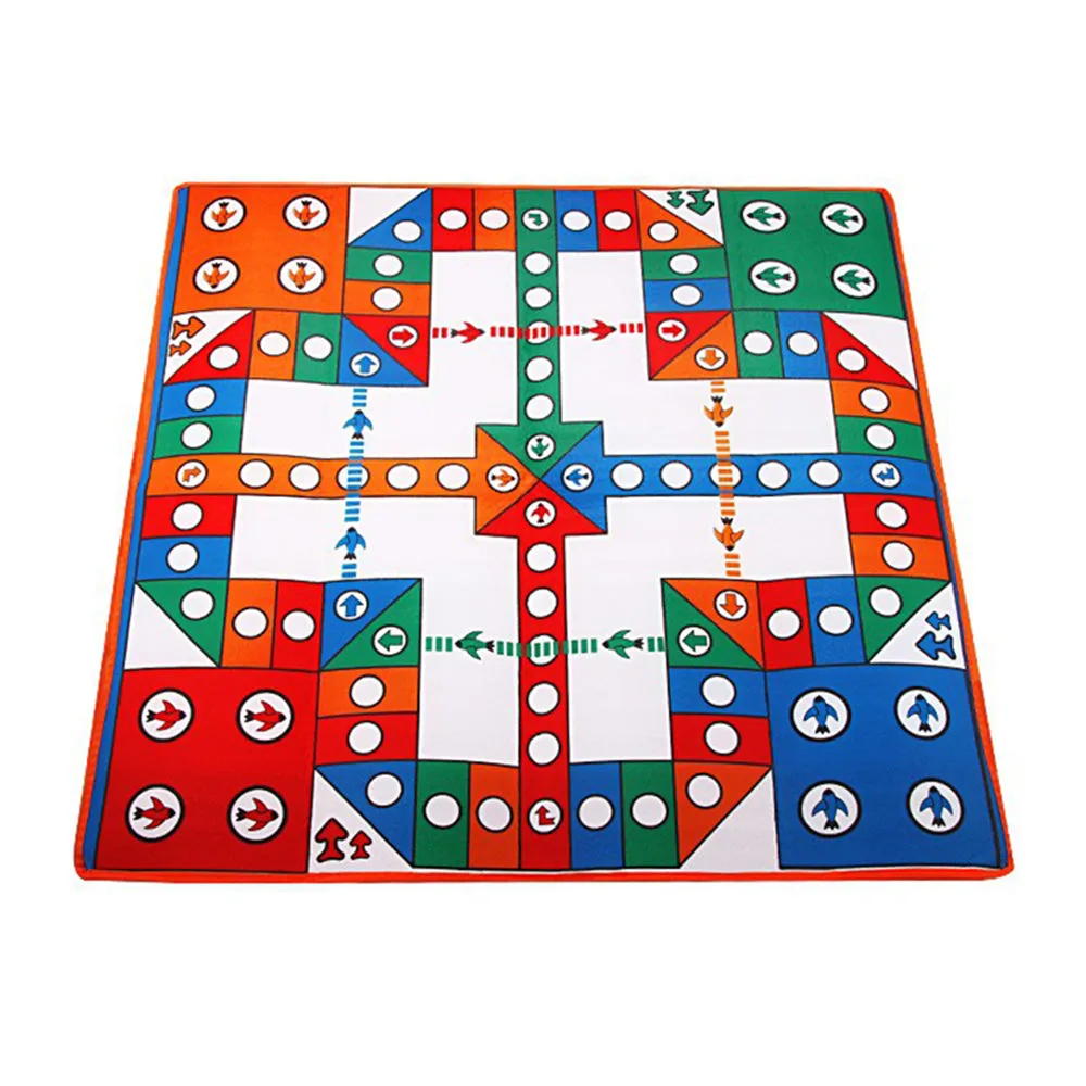 82cm x 82cm Kids Flying Chess Carpet Floor Aeroplane Blanket Toy