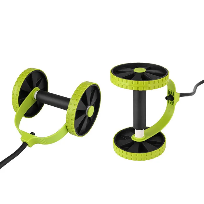 Abdominal Exercise Roller Resistance Band Core Strength Waist Slimming Trainer