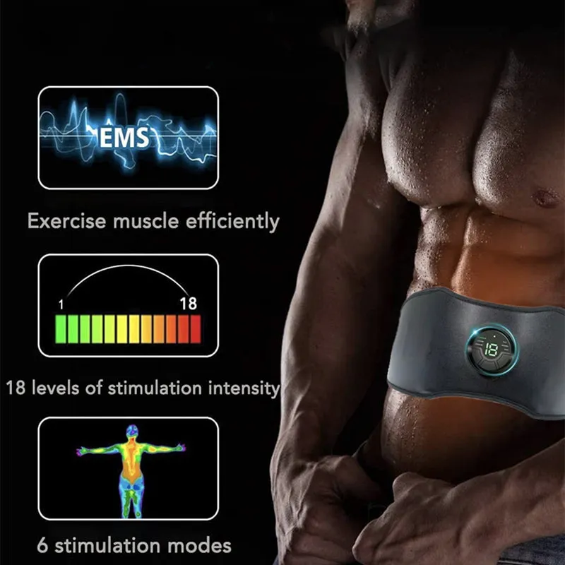 Abs Trainer EMS Muscle Stimulator Abdominal Toning Belt