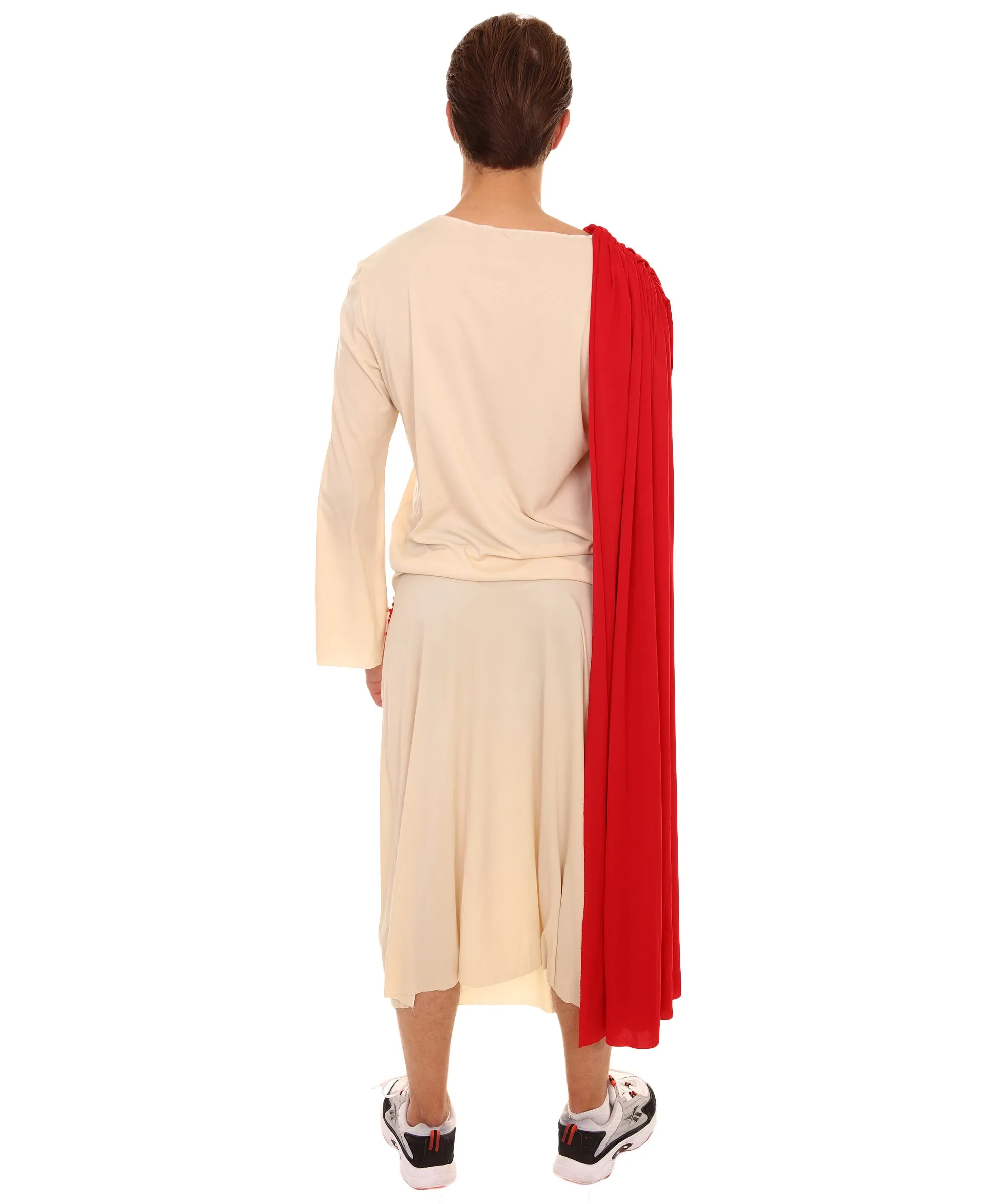 Adult Men's Jesus Religious Costume |  Red and Beige Cosplay Costume