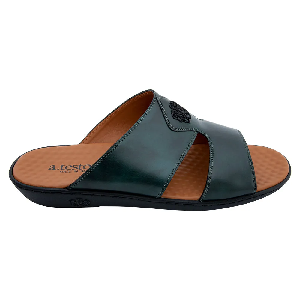 A.Testoni Sandal Dark Green