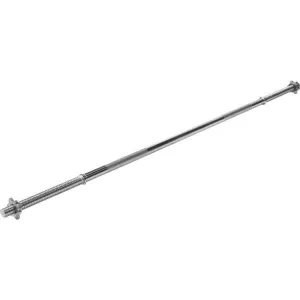 Barbell Bar 150cm - Spinlock Star Collars - Chrome