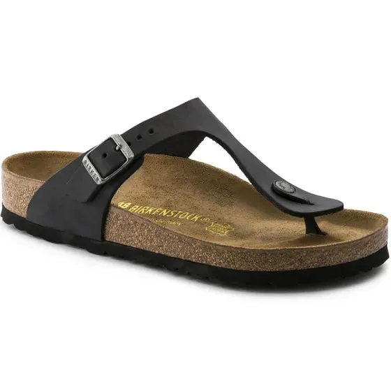 Birkenstock gizeh thong full grain leather r845251 black