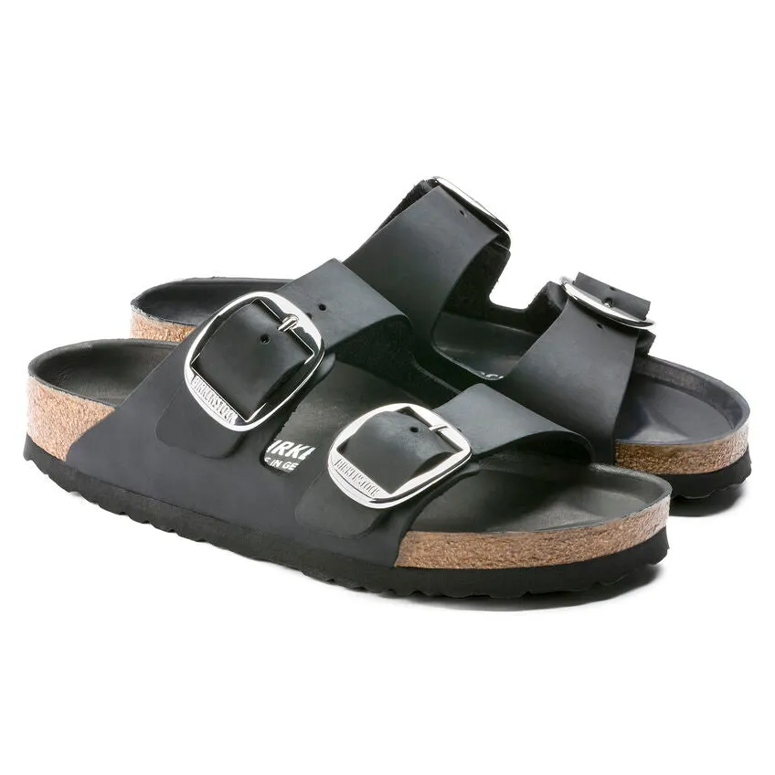 Birkenstock oiled leather arizona big buckle  1011075 black