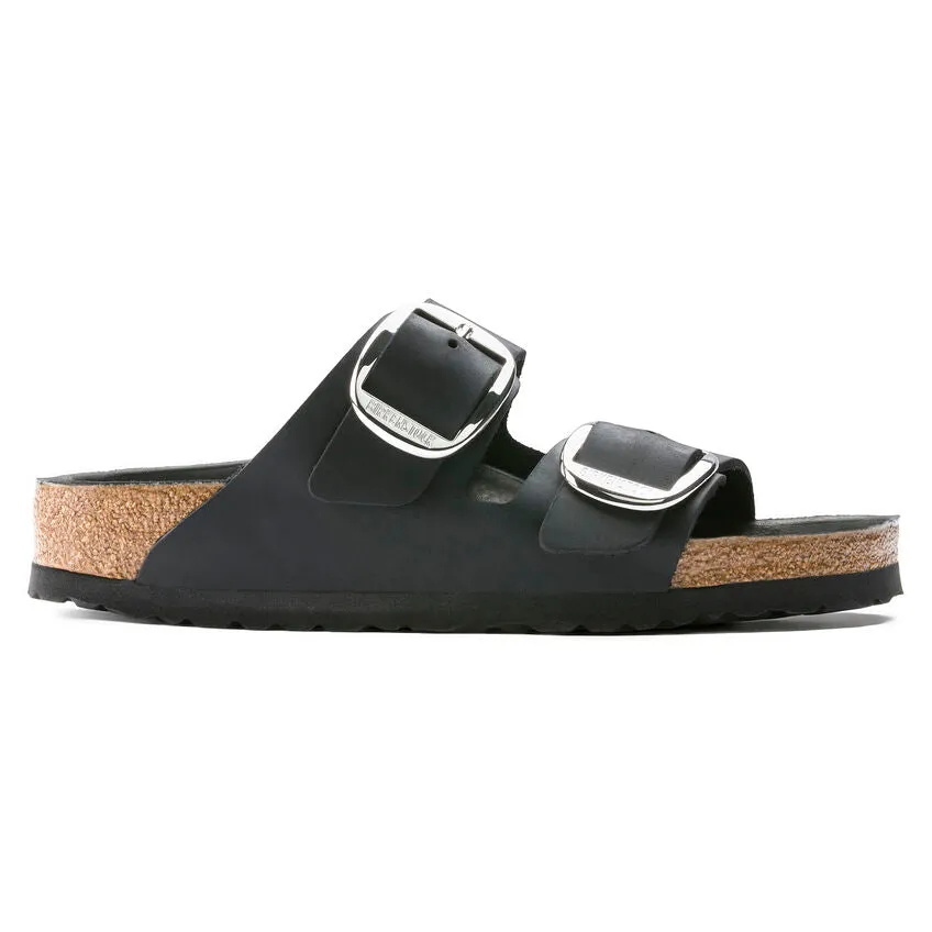 Birkenstock oiled leather arizona big buckle  1011075 black