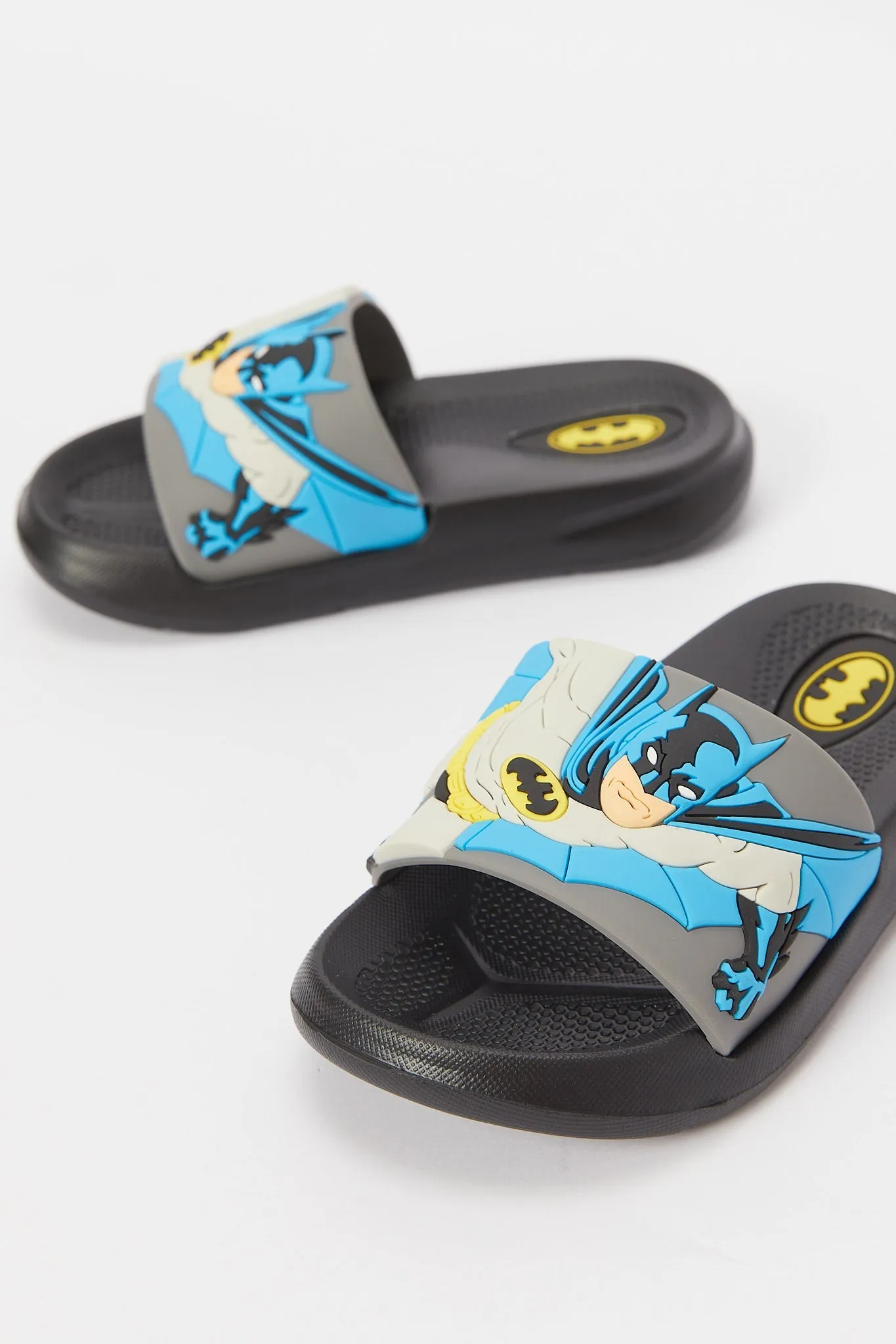 Boys Black Batman Character Slide