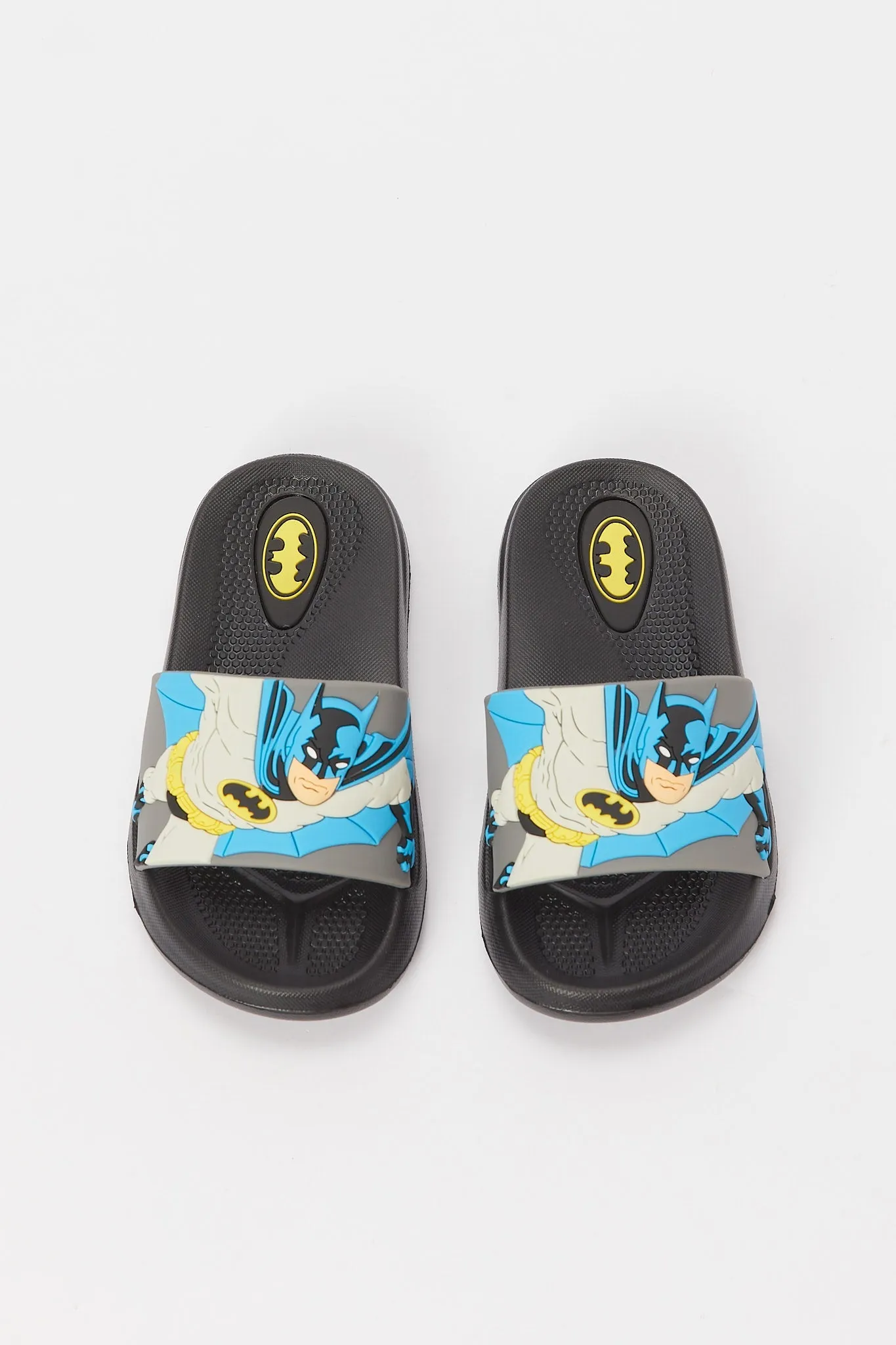 Boys Black Batman Character Slide