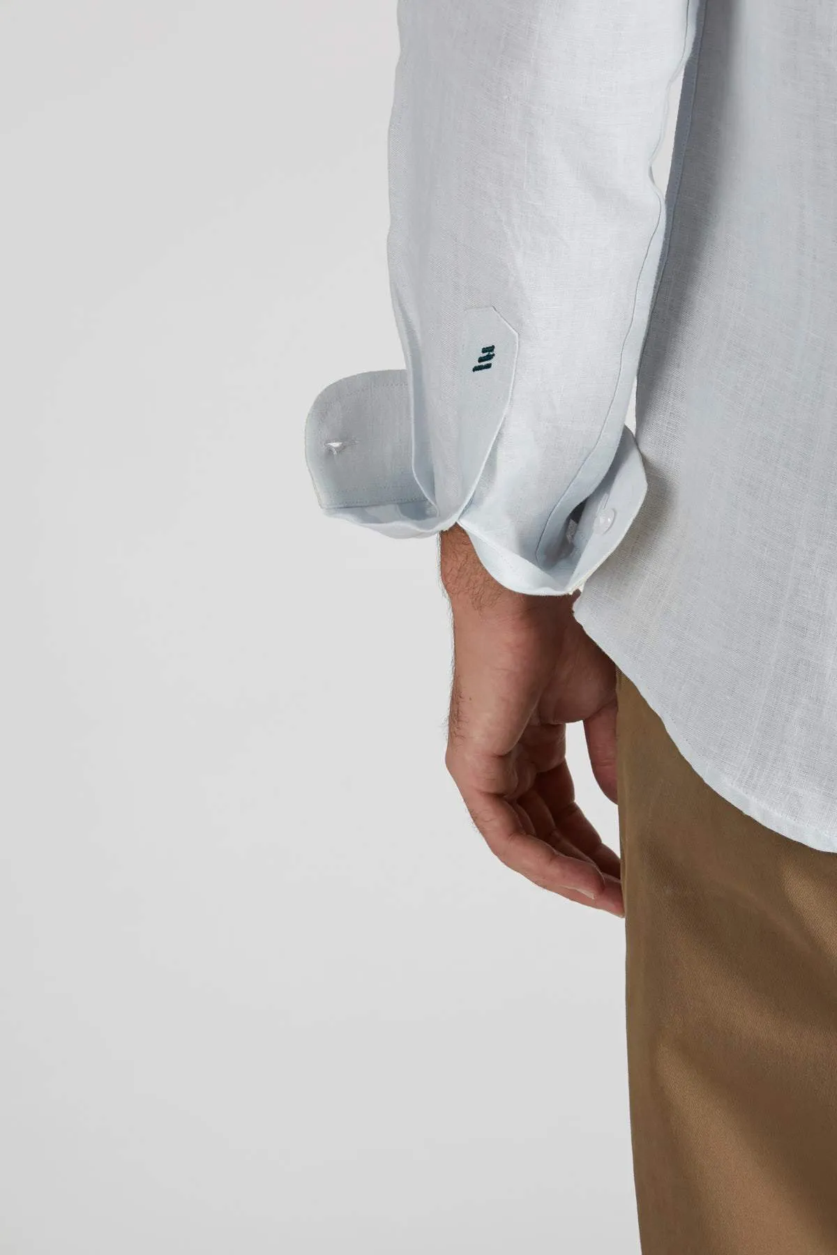 Breath Contrast Trim Shirt