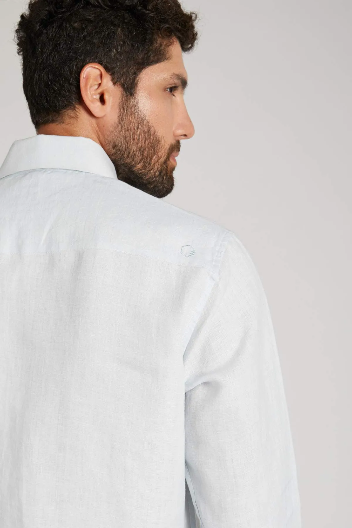 Breath Contrast Trim Shirt