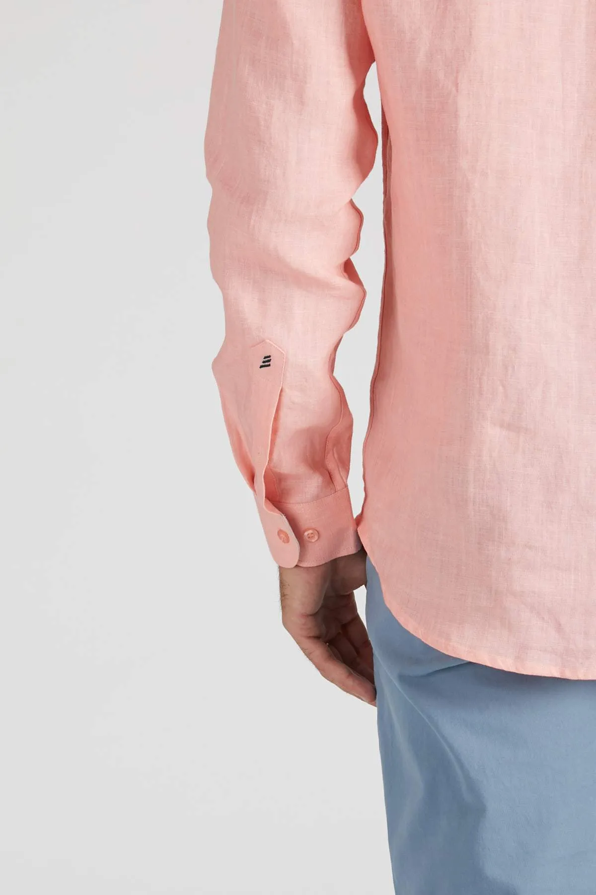 Breath Contrast Trim Shirt