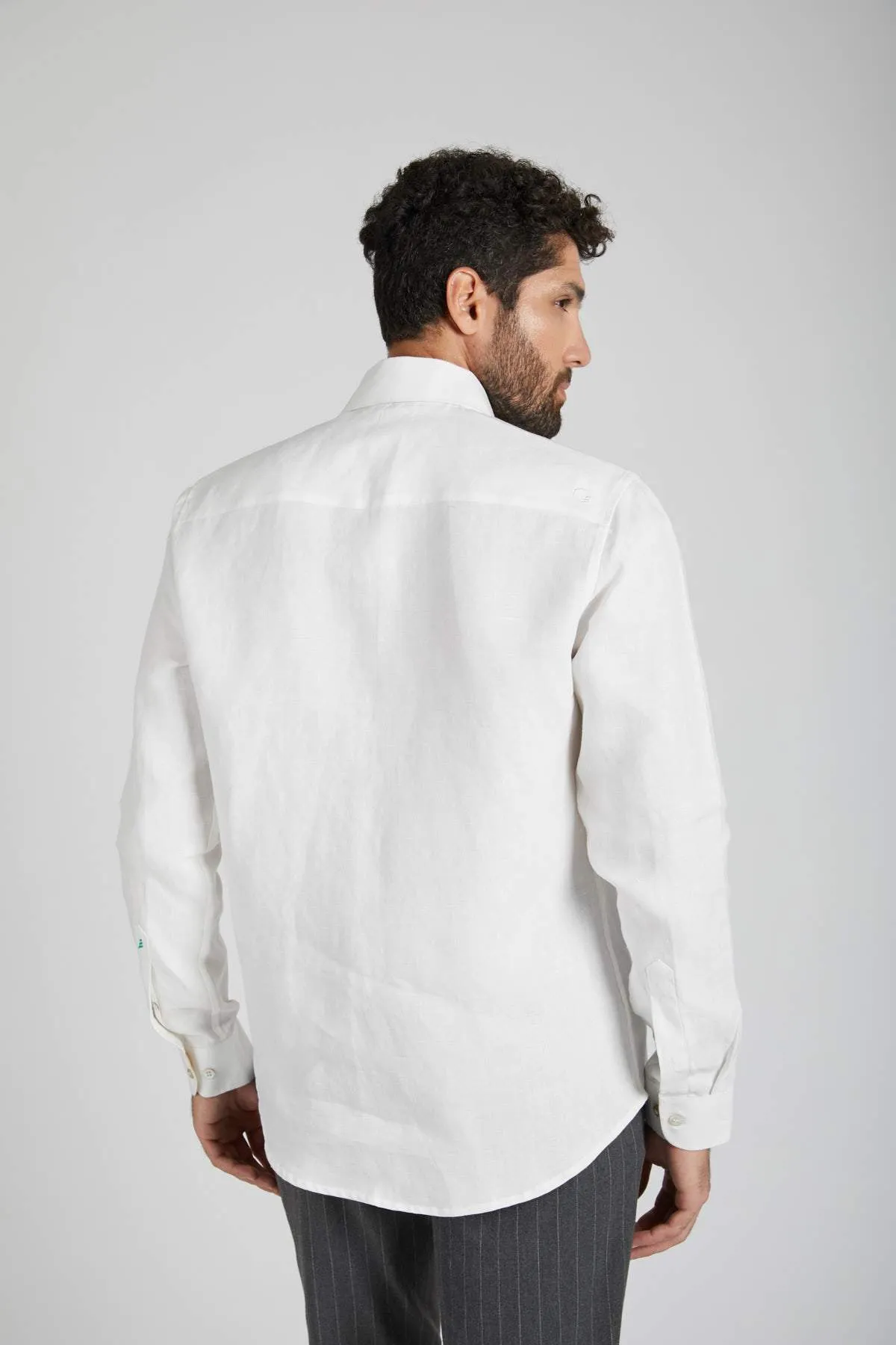 Breath Contrast Trim Shirt