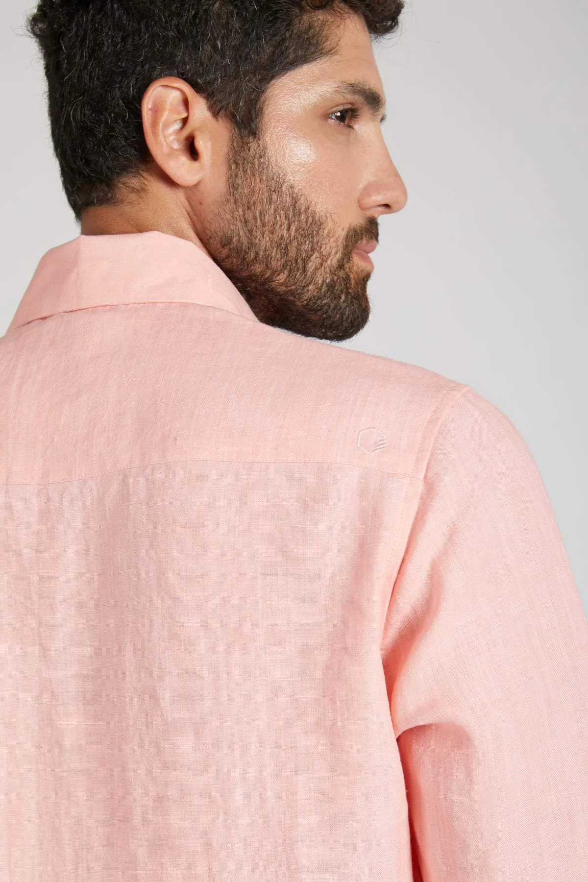 Breath Contrast Trim Shirt