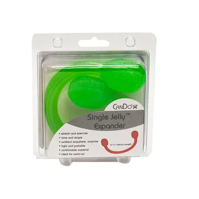 CanDo Jelly Expander Single Exerciser, Green, Medium