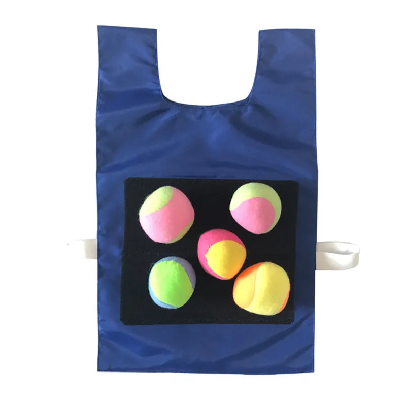 Children Dodgeball Game Set Waistcoat Throwing Toy Outdoor Sport Game