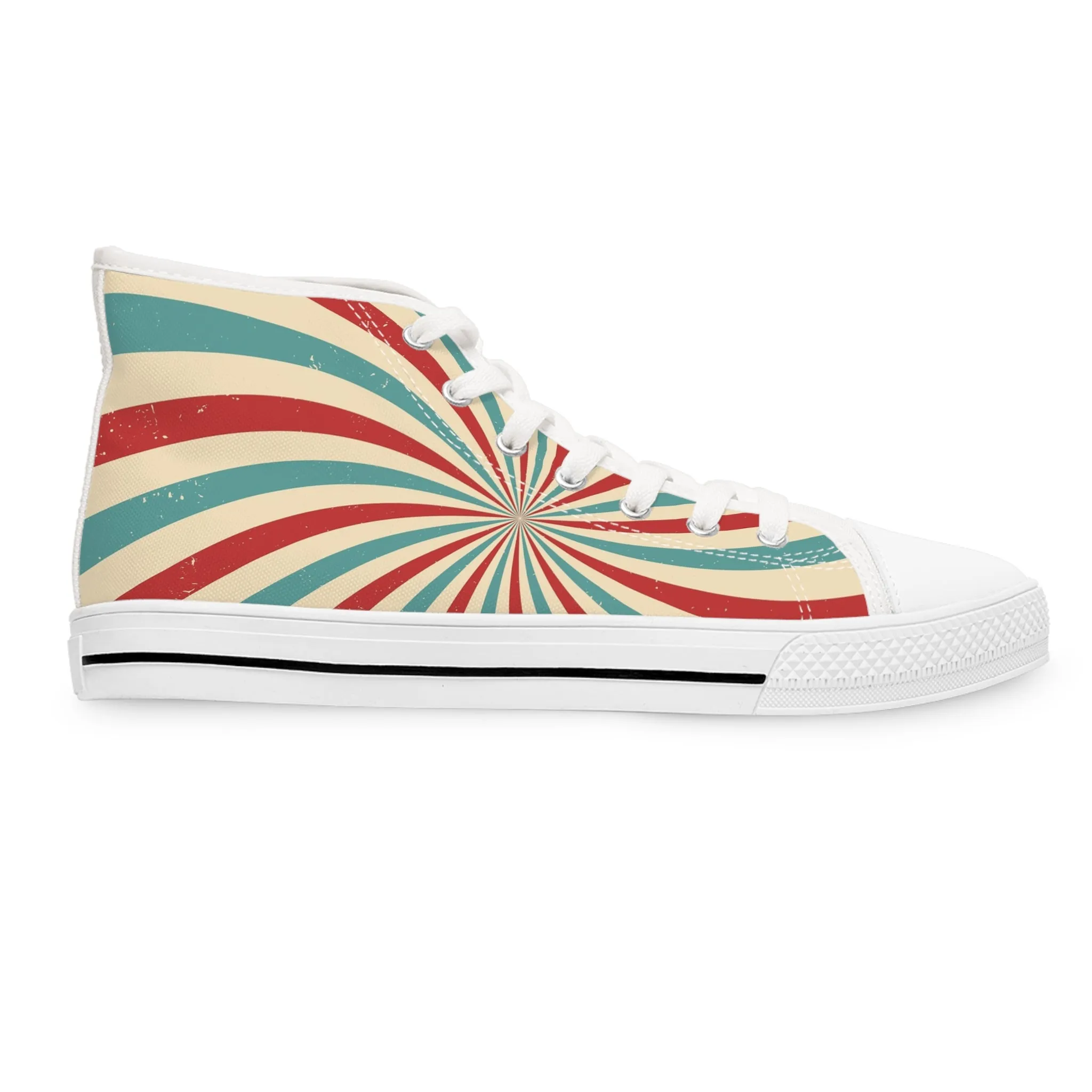 Circus or Carnival Rays Women's High Top Sneakers