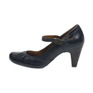 Clarks High-Heel Shoes Leather Black Colour For Women