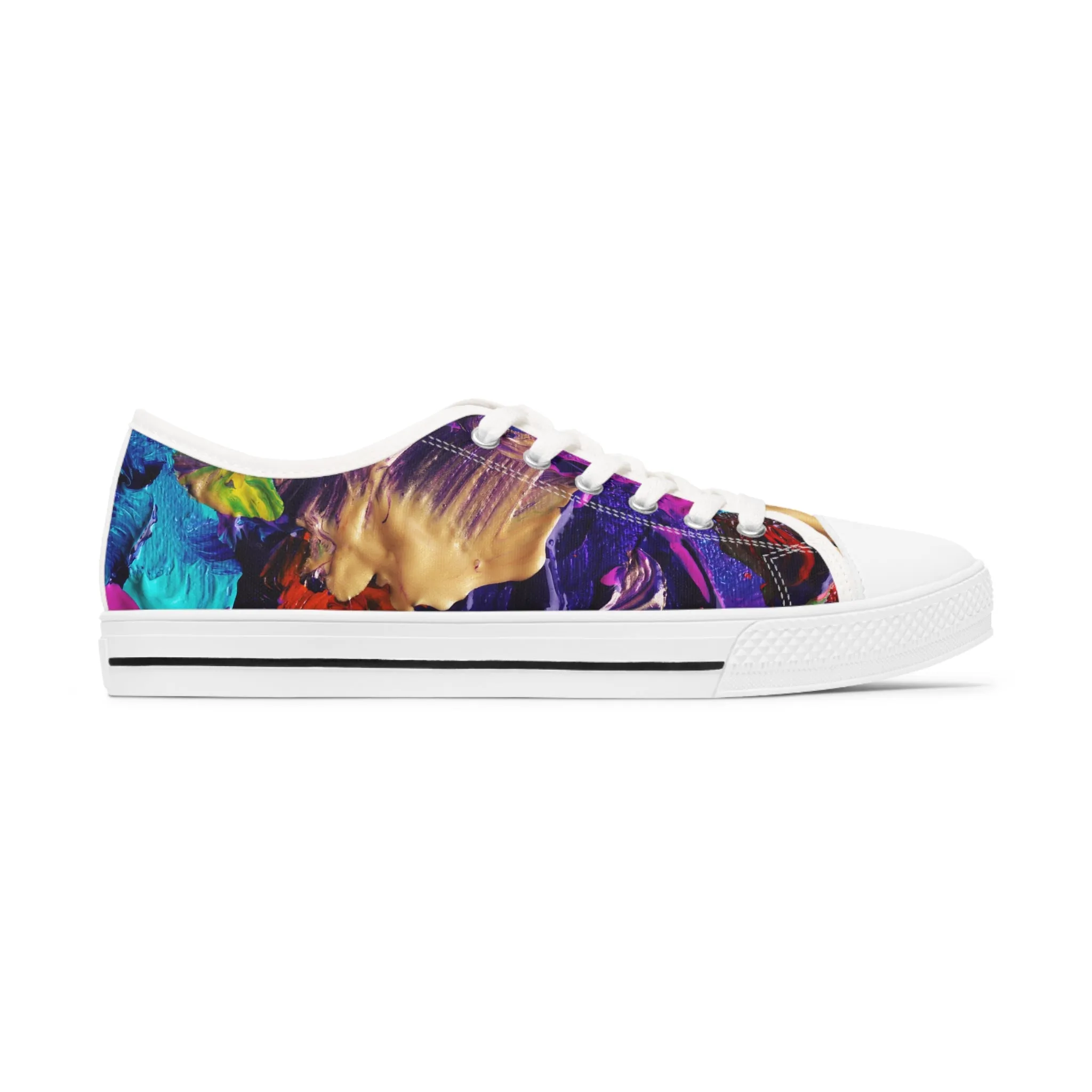 Color Paintings - Inovax Woman's Low Top Sneakers