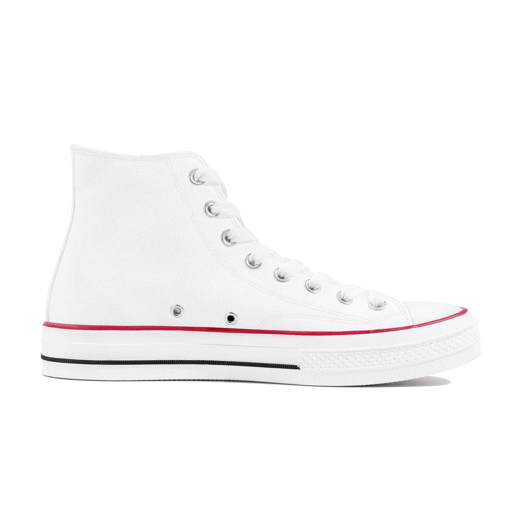 Create Your Own - High Top Canvas Shoes - White