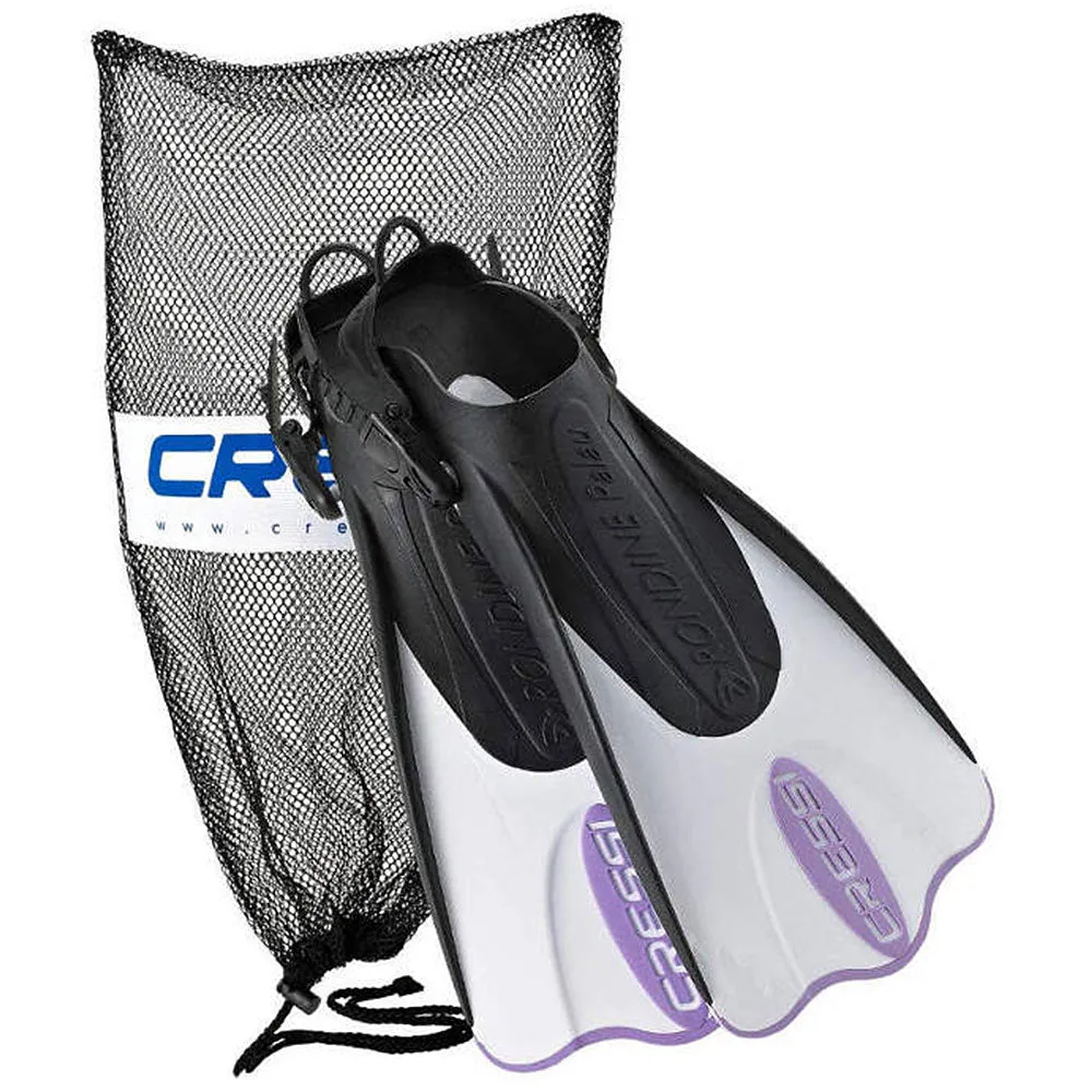 Cressi Palau Short Fins with Mesh Bag