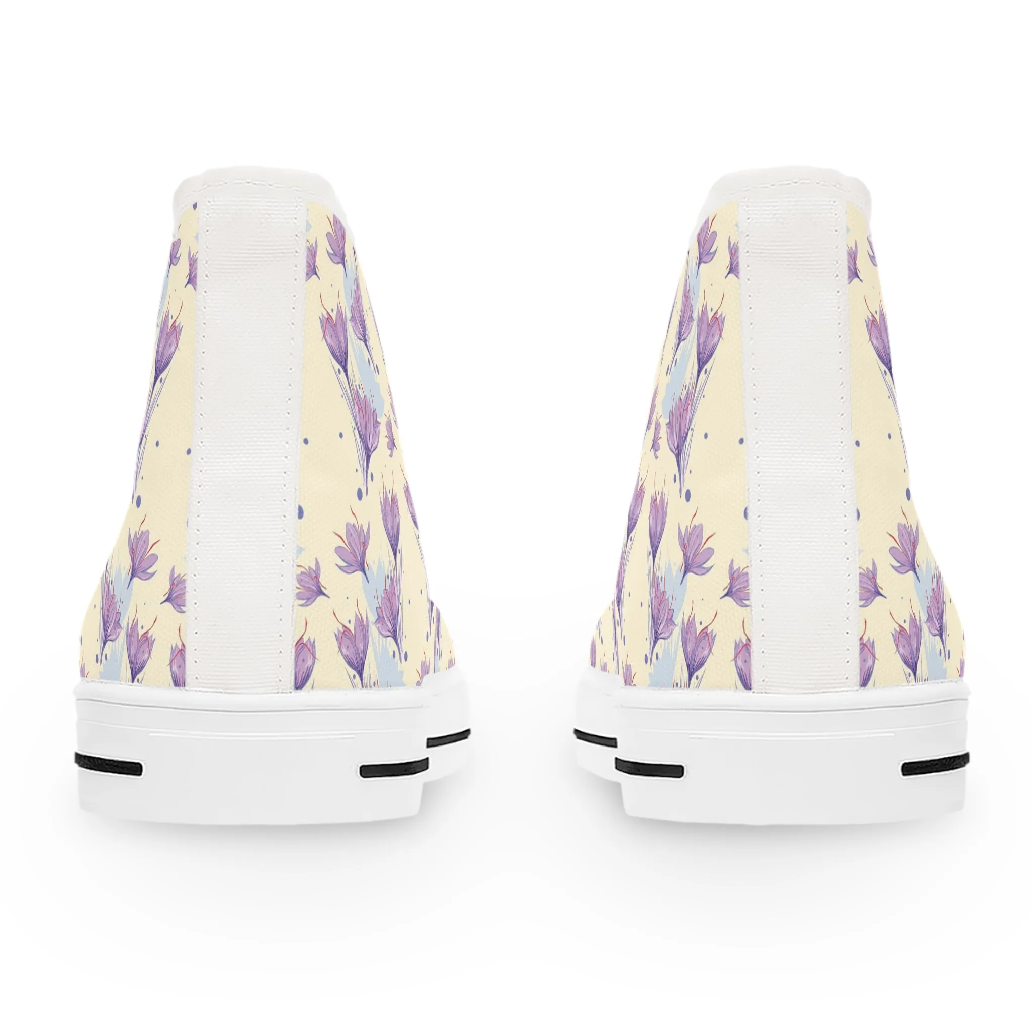 Crocus Flowers Women's High Top Sneakers