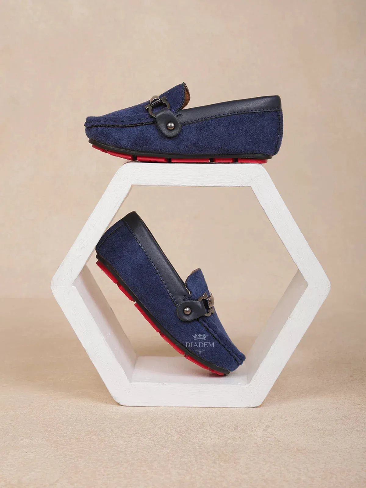 Dark Blue Casual Loafers for Boys