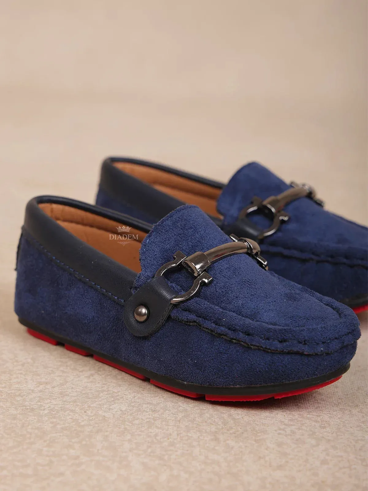 Dark Blue Casual Loafers for Boys