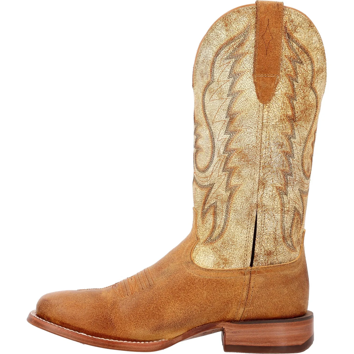 Durango Mens Arena Pro Western Gold Rush Leather Cowboy Boots