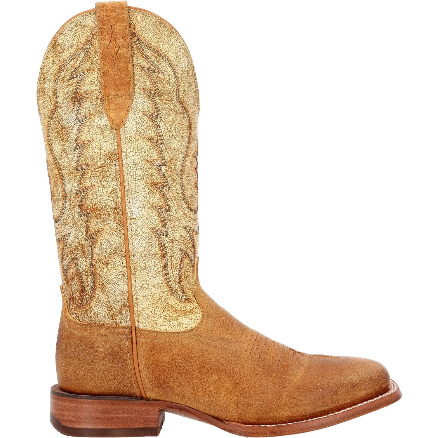 Durango Mens Arena Pro Western Gold Rush Leather Cowboy Boots