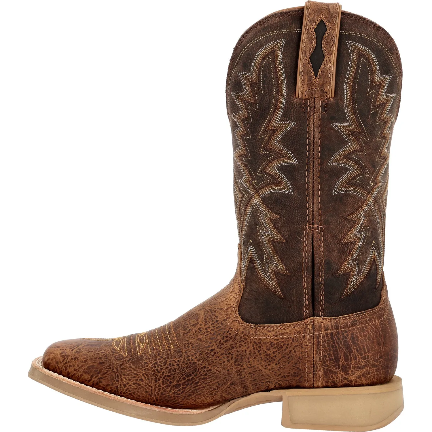 Durango Mens Rebel Pro Lite Western Tan/Tobacco Leather Cowboy Boots