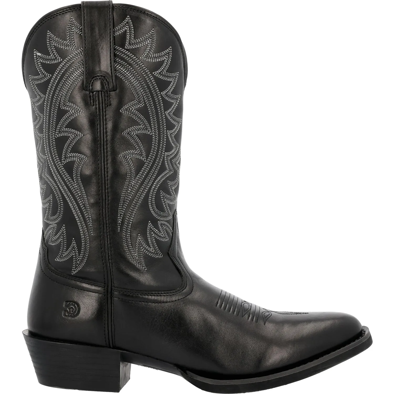 Durango Mens Shyloh Western Black Onyx Leather Cowboy Boots