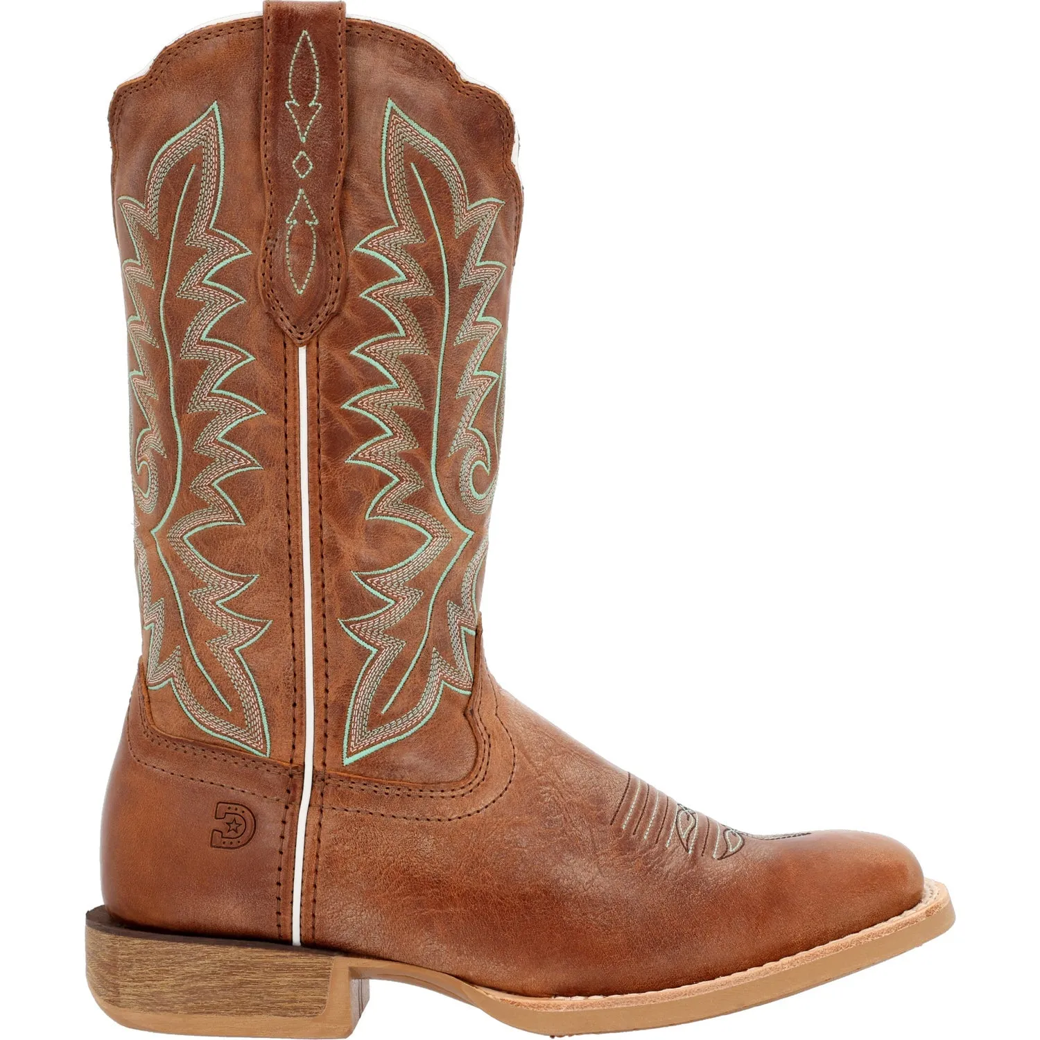 Durango Womens Lady Rebel Pro Burnished Sand Leather Cowboy Boots