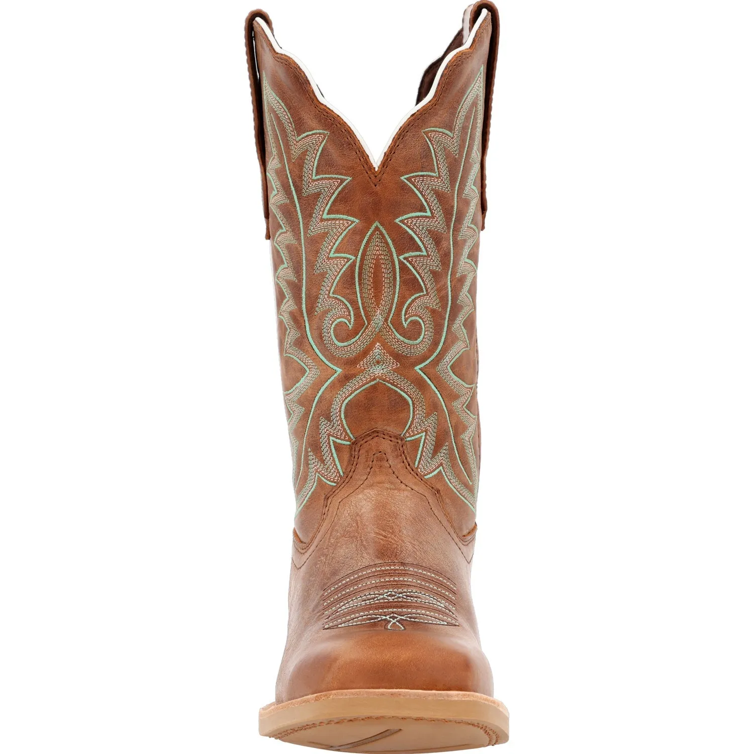 Durango Womens Lady Rebel Pro Burnished Sand Leather Cowboy Boots