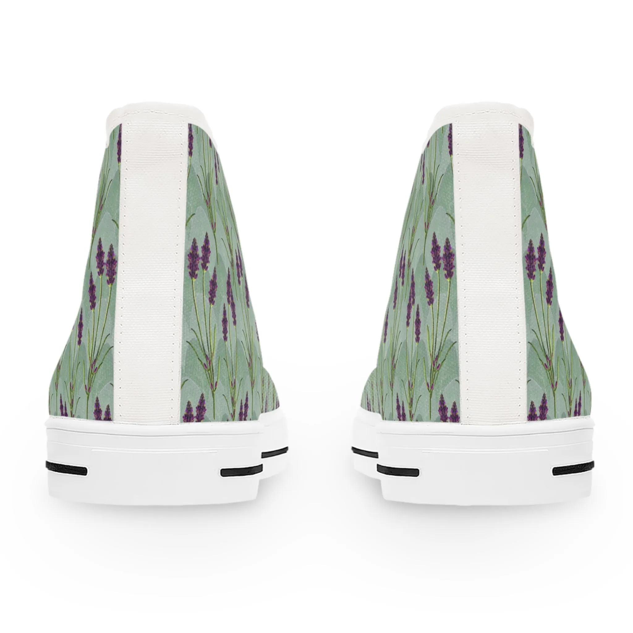 Embrace Tranquility with Sage Women's High Top Sneakers