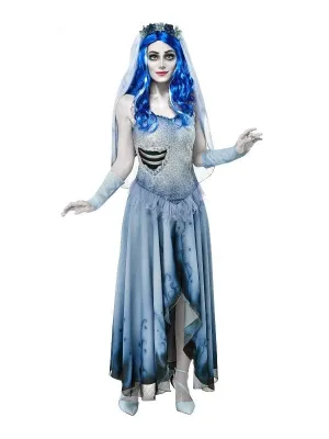 Emily Corps Bride Costume Halloween Adult Outfit