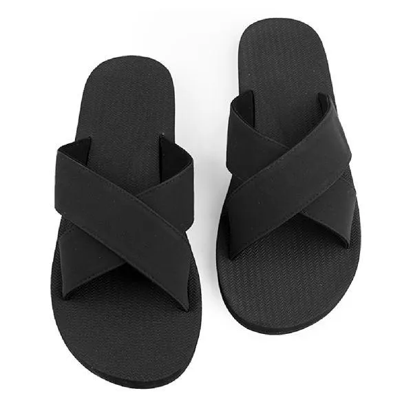 ESSNTLS Mens Cross Slides - Black