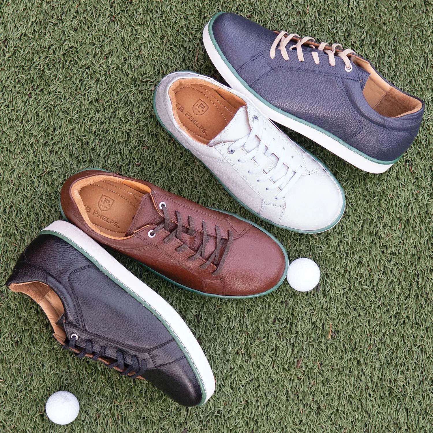 Fairway Casual Golf Sneaker in Briar by T.B. Phelps