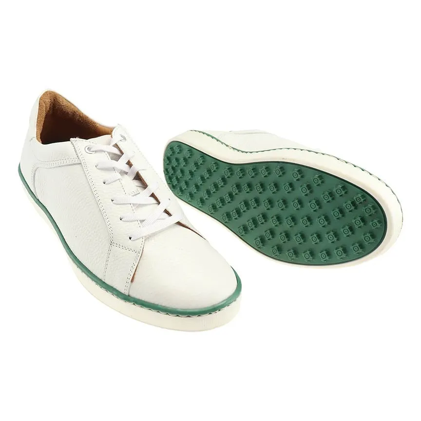 Fairway Casual Golf Sneaker in White by T.B. Phelps