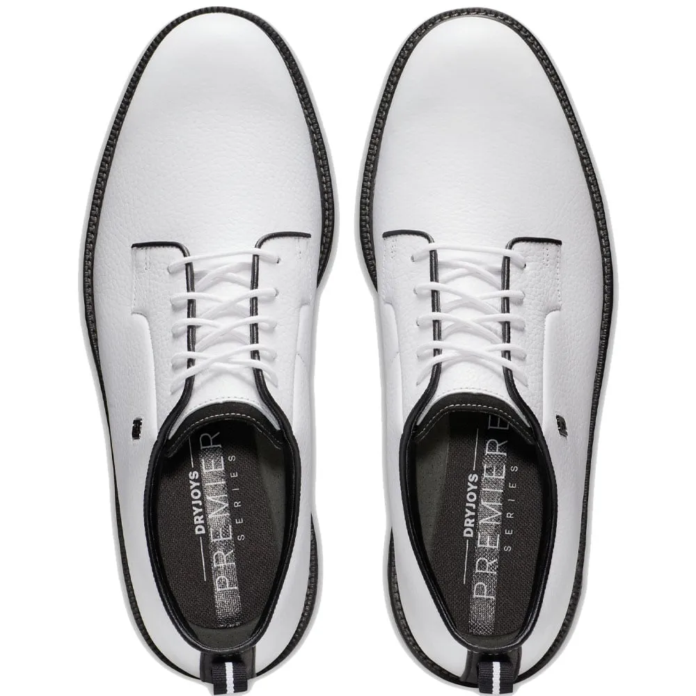 FootJoy Premiere Series Field Spikeless Waterproof Shoes - White/Black