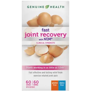 Genuine Health fast Joint Recovery 60 Capsules