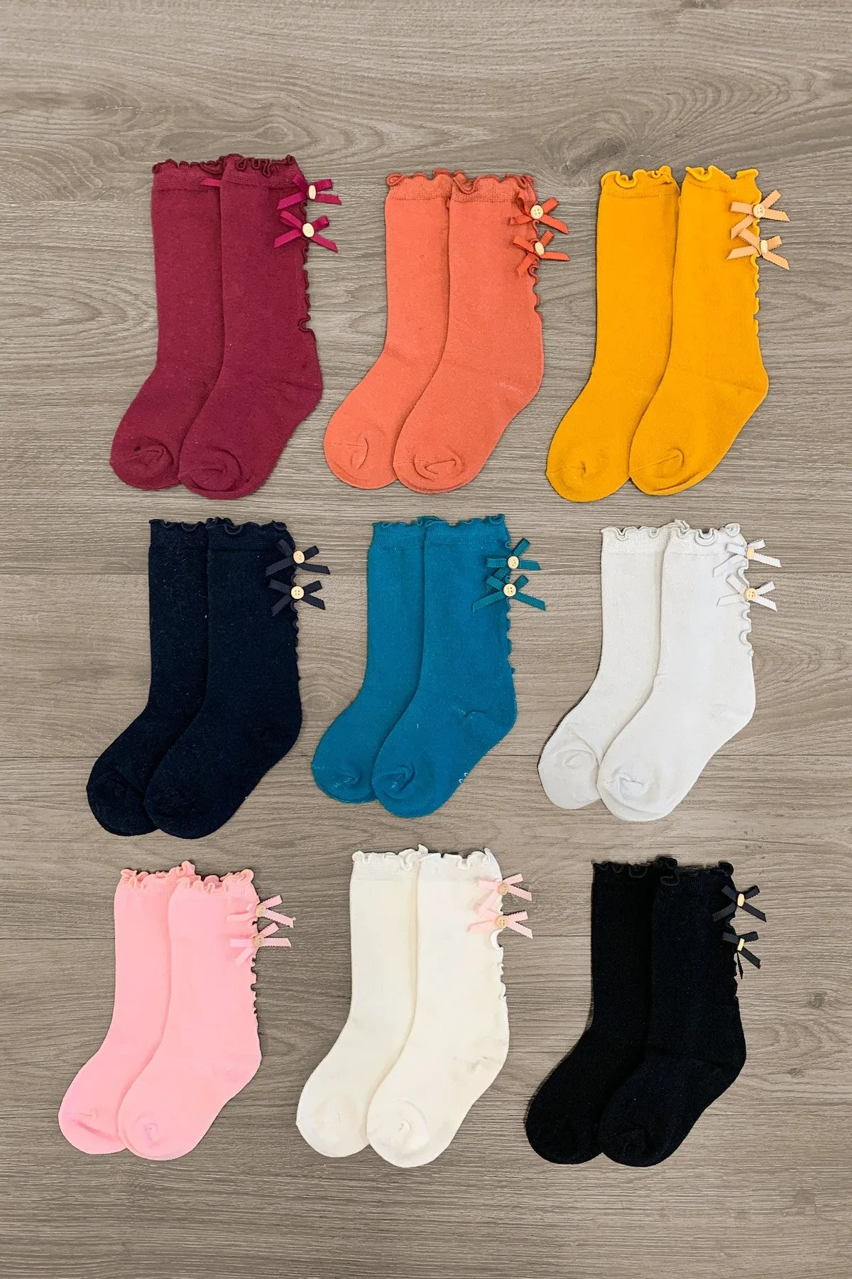 Girls' Bow Socks