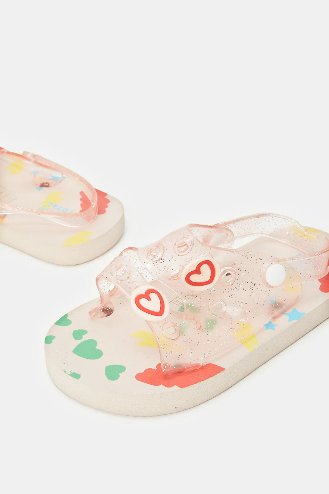 Girls Pink Heart Slide