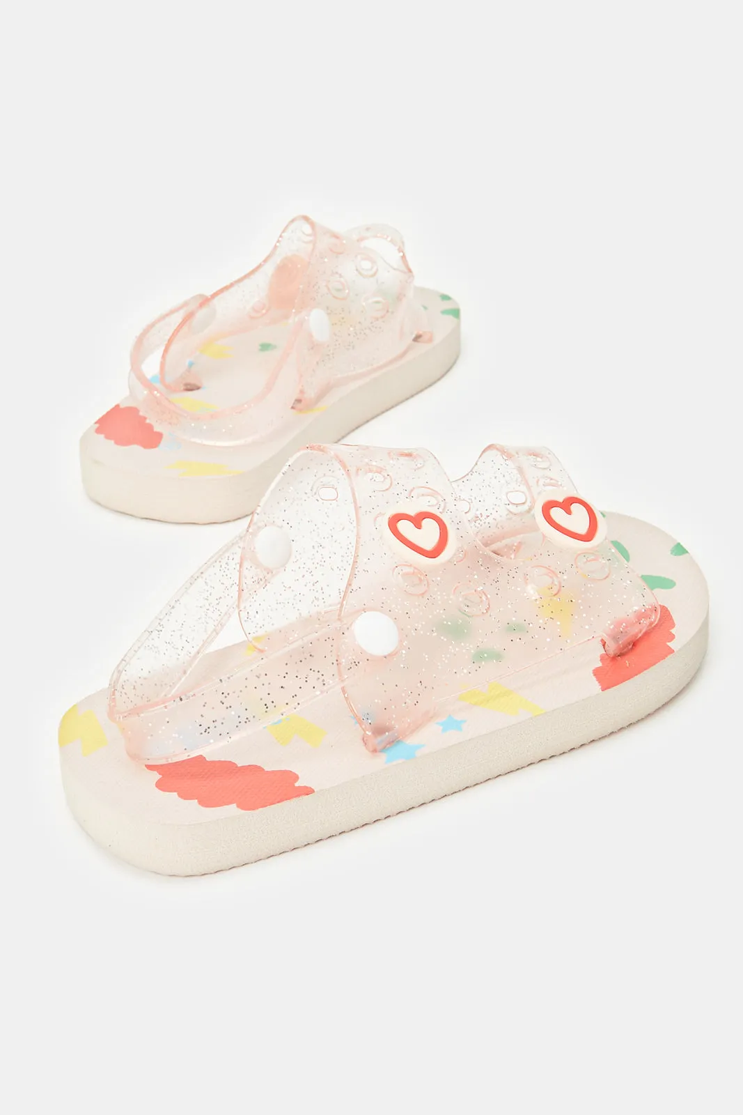 Girls Pink Heart Slide