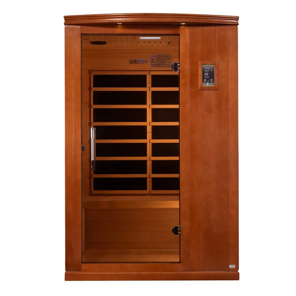 Golden Designs ***New 2024 Model*** Venice Limited Elite 2 Person Ultra Low EMF FAR Infrared Sauna with Red Light Feature